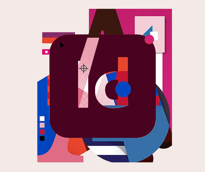 Adobe indesign logo collage
