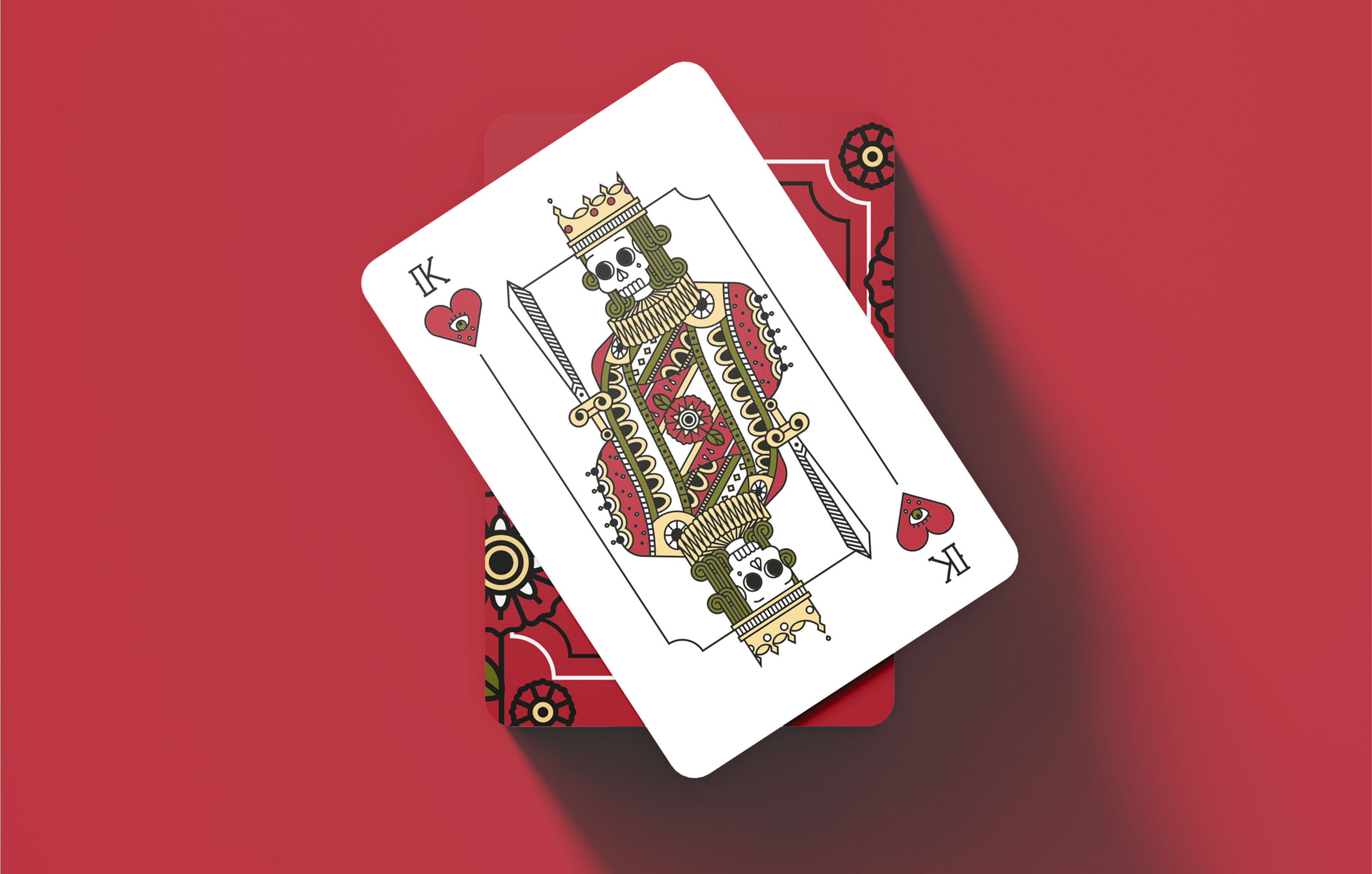 playing cards illustration | king