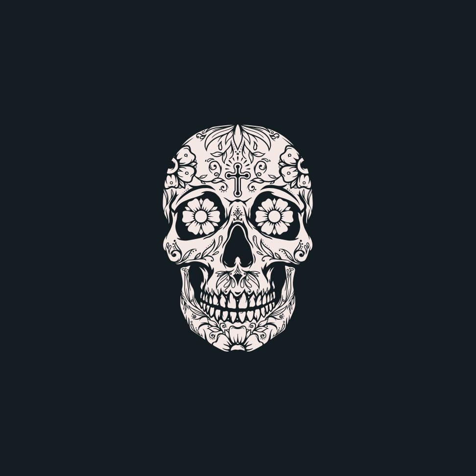 Mexican Skulls illustrations
