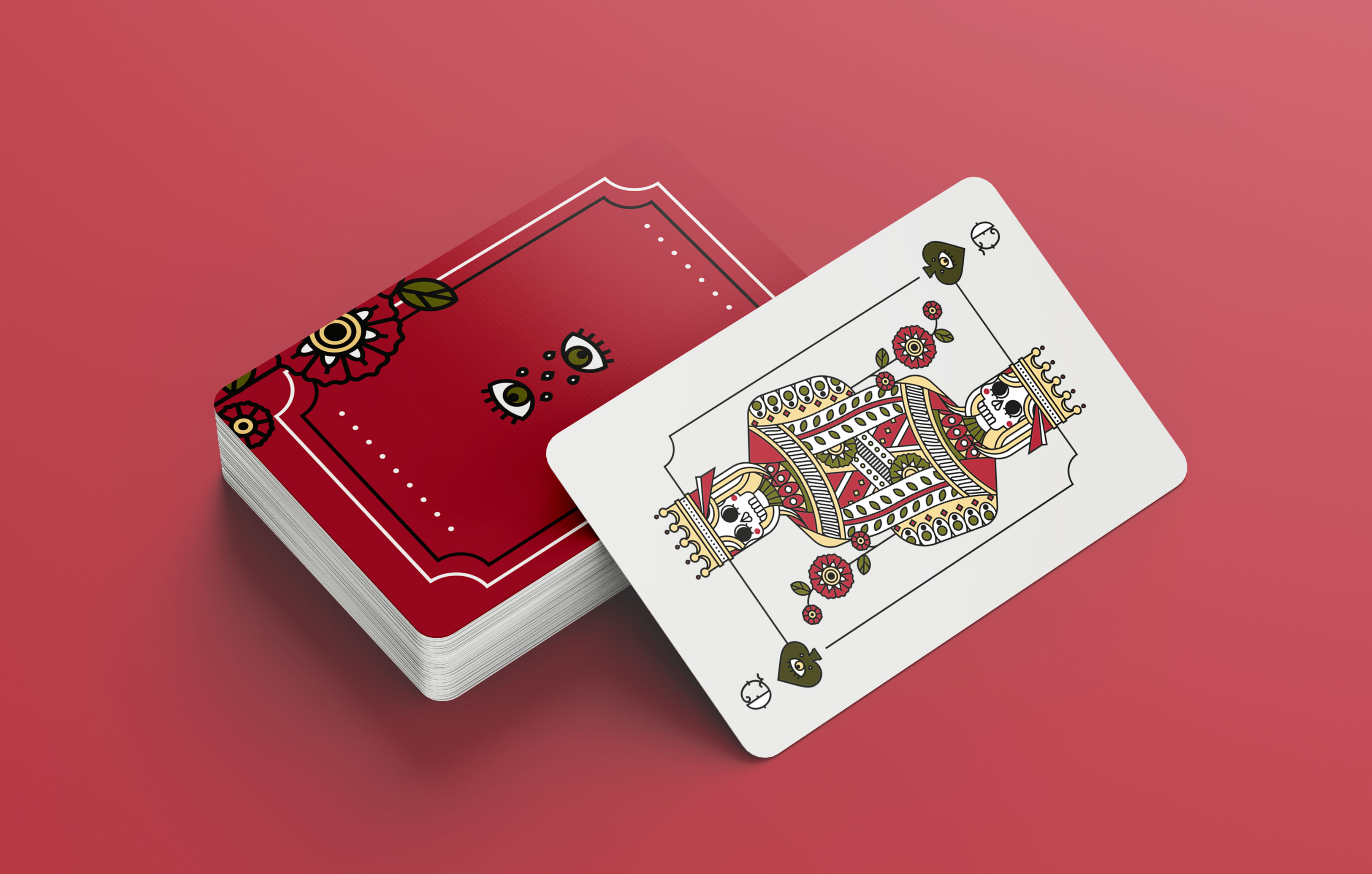 playing cards illustration | queen